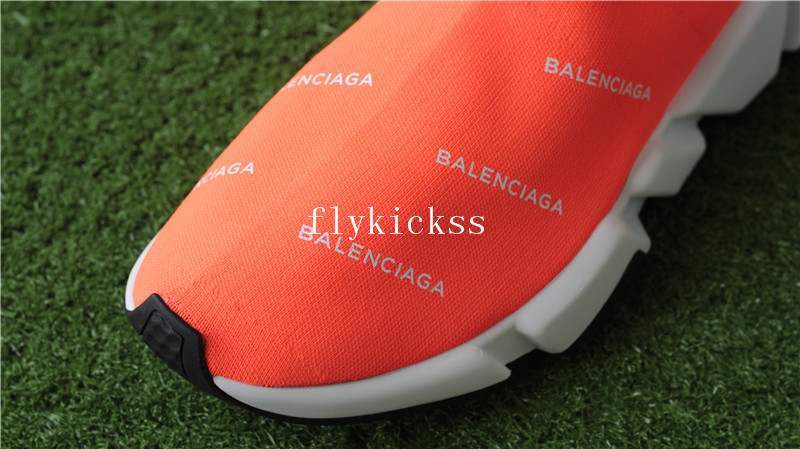 Balenciaga Speed Trainer Sock Orange Red